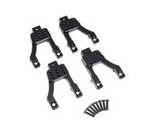 YJDTESVC For MN 1/12 MN128 MN86 G500 RC Car Metal Front Rear Shock Brackets Upgrade Shock Tower Front Rear Shock Absorbers(Schwarz)