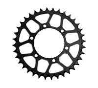 YJDTESVC Medium Carbon Steel 10T Front Gear+7075T Aluminum 36T Rear Gear+70-section Sprocket Chain Set for LOSI-1/4 Promoto-MX Motorcycle(36T Gear)