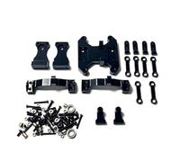 YJDTESVC Metal Balance Chassis Board Seesaw Kit for WPL B16 B36 1/16 RC Car Upgrade Parts Modified Accessories,Black