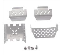 YJDTESVC Metal Chassis Armor Axle Protector Plate for YiKong YK4082 YK4102 YK4103 Absima Sherpa RC Crawler Car Upgrade Parts