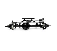 YJDTESVC Metal Complete Front Axle for 1/10 RC Crawler YotaII Yota 2Generation D90 2Generation RC Accessories Black