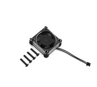YJDTESVC Metal High Speed HeatSink Cooling Fan 5-8V 22000rpm for 1/10 RC Drift Hobbywing XeRun XD10 PRO ESC Motor Accessories Repair Part(Schwarz)