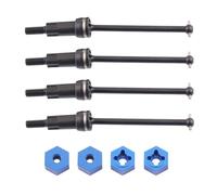 YJDTESVC Metal Steering Block/Suspension Arm/Drive Shaft/Gearbox Cover for Arrma 1/18 GRANITE GROM RTR ARA2102 RC Car OP Upgrade Parts(CVD-Black)