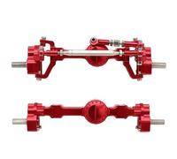 YJDTESVC MN99S CNC Full Metal Front And Rear Portal Axle For MN D90 D91 D99 D99S MN99S MN98 MN90 1/12 RC Car Upgrades Parts(Rot)