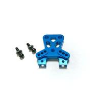 YJDTESVC NEW Metal Upgrade Parts Kit Caster Block Steering Blocks Suspension Arm for Trxs LaTrax Teton 1/18 RC Car(Front shock Blue)