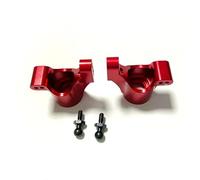 YJDTESVC NEW Metal Upgrade Parts Kit Caster Block Steering Blocks Suspension Arm for Trxs LaTrax Teton 1/18 RC Car(Rear axle seat Red)