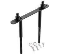 YJDTESVC RC Car Body Post Mounts Metal Alloy Front and Rear Shell Column for Axial SCX10 II 90046 90047 1/10 RC Crawler Car Parts(Rear Black)