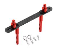 YJDTESVC RC Car Body Post Mounts Metal Alloy Front and Rear Shell Column for Axial SCX10 II 90046 90047 1/10 RC Crawler Car Parts(Front RED)