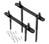 YJDTESVC RC Car Body Post Mounts Metal Alloy Front and Rear Shell Column for Axial SCX10 II 90046 90047 1/10 RC Crawler Car Parts(Front and Rear Black)