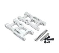 YJDTESVC RC Car Parts Front Suspension Arms Metal Swing Arms For Wltoys 1/14 144010 144001 144002 1/12 124016 124017 124018 124019(Silver)