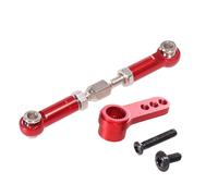 YJDTESVC Remote Control Car Metal Upgrade Steering Rod Steering Linkage Servo Arms For MJX Hyper go 1/16 16207 16208 16209 16210 H16(Rot)