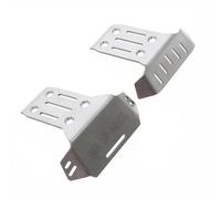 YJDTESVC Stainless Steel Front And Rear Chassis Armor Protector For 1/8 Traxxas Sledge RC Car Upgrades Parts Accessories