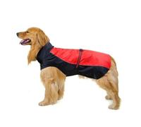 YJDZ Waterproof Dog Raincoat for Medium to Large Dogs - Adjustable Rain for Labrador, Golden Retriever, French & More(Red,XX-Large)