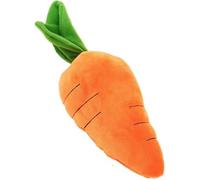 Yjemle Crinkle Dog Toy for Small, Medium, and Large Breeds, Cute Carrot with Soft Squeaker, Carrot Shape Pet Plush Toy with Sound, Bite-Resistant Soft Comfortable Dog Toys