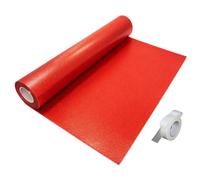 YJEUZCD Glitter Carpet Runner For Wedding Ceremony Sparkle Event Carpet | Shimmering PET Rug Adhesive Tape Included For Elegant Indoor Outdoor Event Decoration(Rosso,1.2x12m)