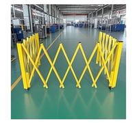 YJEUZCD Industrial U-Shaped Expandable Metal Barricade, Flexible Security Gate, Industrial Traffic Mobile Road Fence, Garage Scissor Door(80x250cm/31.5x98.4in)