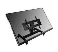 YJEUZCD Universal TV Stand For 32-75″, Conference Room Slanted TV Stand, Podium Teleprompter Stand, Up And Down Angle 0-90°, Portable Mobile TV Cart
