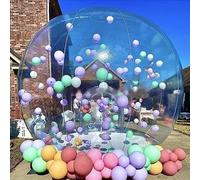 YJFEDCC 4m/13Ft,Transparent Inflatable Bubble House, Party Balloon Bubble House/Clear Dome Inflatable Bubble Tent/Commercial/Outdoor/Backyard/Garden