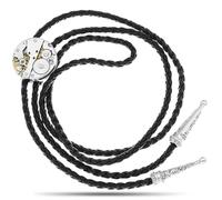 Yjfeshion Classic Mechanical Steampunk Gears Bolo Tie Western Trend Movement Design Bola Tie for Men Women Unique Gift Silver