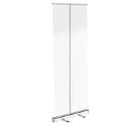 YJGB Retractable Banner Stand Floor-Standing Partition Splash Prevention Transparent Desk Partition Protective Panel Portable Conference Room Shop Subway Station/Transparent / 80x180CM