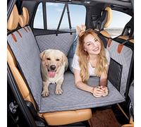 YJGF Back Seat Extender for Dogs,Dog Car Cover Bed Inflatable Camping Air Mattress,Dog Hammock Travel Bed,Non Mattress SUV Truck (Grey) (YJGF-1)