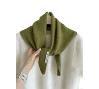 YJHLY Women's Green Tartan Acrylic Scarf