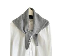 YJHLY Women's Grey Tartan Acrylic Scarf