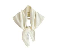 YJHLY Women's White Tartan Acrylic Scarf