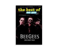 YJHXYCCS Bee Gees Famous Singer Music Album Cover Series Canvas Poster Wall Art Decorative Painting Bedroom Painting Posters12x18inch(30x45cm) Unframe-style
