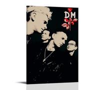 YJHXYCCS Depeche Mode Famous Singer Music Album Cover Series Canvas Poster Wall Art Decorative Painting Bedroom Painting Posters16x24inch(40x60cm) Frame-style