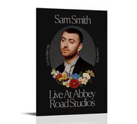 YJHXYCCS Sam Smith Famous Singer Music Album Cover Series Canvas Poster Wall Art Decorative Painting Bedroom Painting Posters08x12inch(20x30cm) Frame-style
