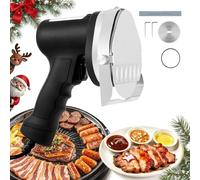 YJINGRUI Electric Kebab Slicer 80W Handheld Doner Kebab Shawarma Knife - Adjustable 0.5-8mm Thickness Electric Meat Cutter for Home, Roast Meat Shops, Restaurants & Barbecue Parties