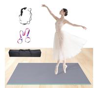 YJINGRUI Marley Dance Floor, 180 * 100cm, Portable Dance Floor with Carry Bag, 5mm Thick Non-Slip PVC for Jazz, Ballet & All Styles