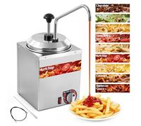 YJINGRUI Nacho Cheese Dispenser 600W 2.5L/2.6Qt Cheese Dispenser with Pump