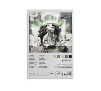 YJJECP 2 Alive by YeatWall Decoration Posters Waterproof Modern Home Printing Workplace Home Wall Art Easy to InstallUnframe-style12x18inch(30x45cm)