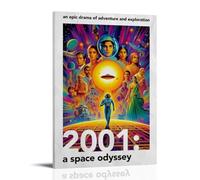 YJJECP 2001 A Space OdysseyWall Decoration Posters Waterproof Modern Home Printing Workplace Home Wall Art Easy to InstallFrame-style24x36inch(60x90cm)