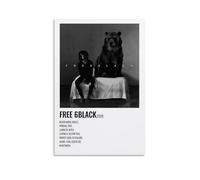 YJJECP 6lack Free 6lack AlbumWall Decoration Posters Waterproof Modern Home Printing Workplace Home Wall Art Easy to InstallUnframe-style24x36inch(60x90cm)