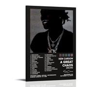 YJJECP A Great Chaos by Ken CarsonWall Decoration Posters Waterproof Modern Home Printing Workplace Home Wall Art Easy to InstallFrame-style12x18inch(30x45cm)