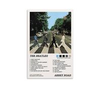 YJJECP Abbey Road by The BeatlesWall Decoration Posters Waterproof Modern Home Printing Workplace Home Wall Art Easy to InstallUnframe-style12x18inch(30x45cm)