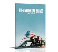YJJECP All-Amerikkkan Badass by Joey BadassWall Decoration Posters Waterproof Modern Home Printing Workplace Home Wall Art Easy to InstallFrame-style24x36inch(60x90cm)