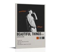 YJJECP Benson Boone Beautiful ThingsWall Decoration Posters Waterproof Modern Home Printing Workplace Home Wall Art Easy to InstallFrame-style08x12inch(20x30cm)