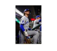 YJJECP Bobby Witt Jr.Wall Decoration Posters Waterproof Modern Home Printing Workplace Home Wall Art Easy to InstallUnframe-style12x18inch(30x45cm)