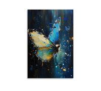 YJJECP Butterflies in LandscapeWall Decoration Posters Waterproof Modern Home Printing Workplace Home Wall Art Easy to InstallUnframe-style20x30inch(50x75cm)
