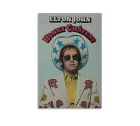 YJJECP Elton JohnWall Decoration Posters Waterproof Modern Home Printing Workplace Home Wall Art Easy to InstallUnframe-style24x36inch(60x90cm)