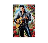 YJJECP Elvis PresleyWall Decoration Posters Waterproof Modern Home Printing Workplace Home Wall Art Easy to InstallUnframe-style16x24inch(40x60cm)