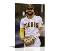 YJJECP Fernando Tatís Jr.Wall Decoration Posters Waterproof Modern Home Printing Workplace Home Wall Art Easy to InstallFrame-style08x12inch(20x30cm)