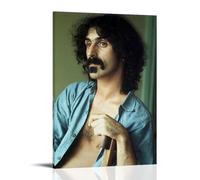 YJJECP Frank ZappaWall Decoration Posters Waterproof Modern Home Printing Workplace Home Wall Art Easy to InstallFrame-style12x18inch(30x45cm)