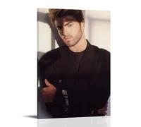 YJJECP George MichaelWall Decoration Posters Waterproof Modern Home Printing Workplace Home Wall Art Easy to InstallFrame-style08x12inch(20x30cm)