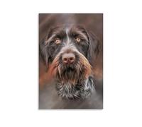 YJJECP Griffon Dog PaintingsWall Decoration Posters Waterproof Modern Home Printing Workplace Home Wall Art Easy to InstallUnframe-style24x36inch(60x90cm)