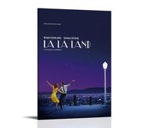 YJJECP La La LandWall Decoration Posters Waterproof Modern Home Printing Workplace Home Wall Art Easy to InstallFrame-style08x12inch(20x30cm)
